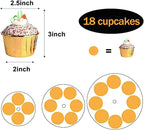 ShellKingdom 2 Pack Cupcake Stand, 3 Tier Serving Tray Cupcake Dessert Candy Fruit Display Holder for Wedding, Christmas, Baby Shower Birthday Tea Party (Round)