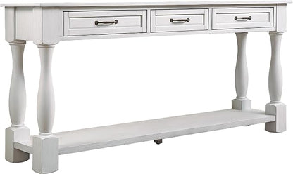 Knocbel Long Antique Entry Console Table - Image 13