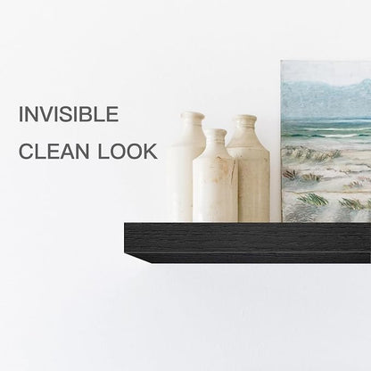 QEEIG Floating Shelves for Wall Bathroom Shelf Bedroom Kitchen Living Room - Image 6
