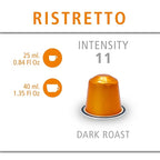 Daniels Blend Espresso Aluminum Capsules Compatible with Nespresso 120 Coffee Pods Single Server Kosher Certified Ristretto