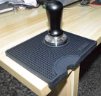 Tamper Mat for Espresso Station - Silicone Coffee Tamping Pad, TM-CO01 Black