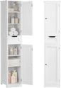 Iwell Tall Bathroom Cabinet, Slim Narrow Bathroom Storage Cabinet by IWELL