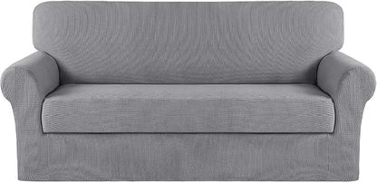 Turquoize Stretch Sofa Slipcover 2 Pieces Sofa Cover Couch Cover by Turquoize