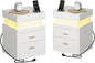 ChooChoo LED Nightstand Set of 2, Smart Night Standwith Charging Station and by ChooChoo