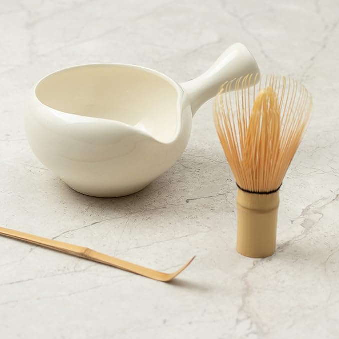 Naoki Matcha Japanese Bamboo Whisk (Chasen) Matcha Set for Traditional Matcha Tea Preparation