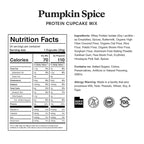 ProDough High Protein- Gluten Free Cupcake Mix, Low Carb, 13g of Protein per Cupcake, No Added Sugars, Keto Friendly, Makes 12, Healthy Dessert (Pumpkin Spice)