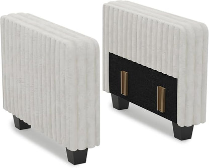 Belffin Plush Corduroy Modular Sectional Sofa Armrest Part Module - Image 9