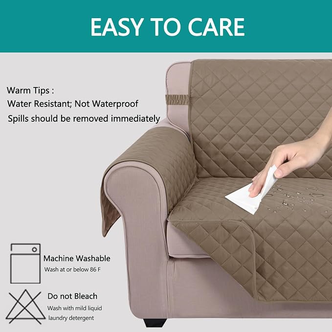 U-NICE HOME Loveseat Sofa Cover - Image 4