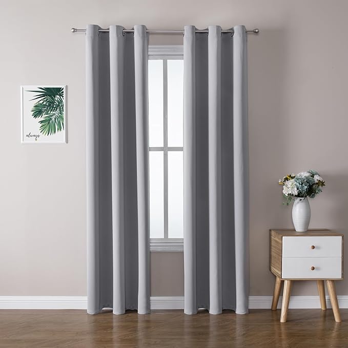 ChrisDowa Blackout Curtains for Bedroom and Living Room 78 Inches Long | 2 by ChrisDowa