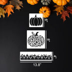 Halloween Stencils Pumpkin Face Stencils Pumpkin Stencil for Painting on Wood Door Mats Fabrics Crafts Decor