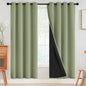SimpleHome Sage 100% Blackout Curtains Room Darkening Living Room 72 Inch | by SimpleHome