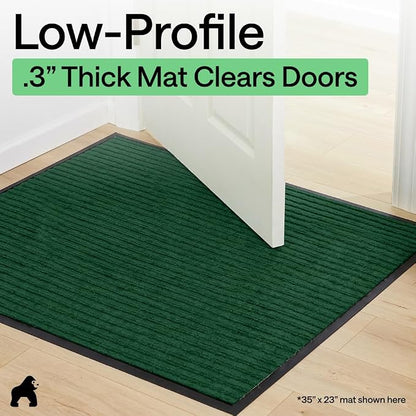 GORILLA GRIP Waterproof Traffic Guard Door Mat, 2 Pack, Indoor Outdoor Heavy - Image 9