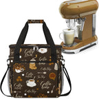 cfpolar Coffee Maker Storage Bag, Waterproof Travel Carrying Storage Tote Bag Organizer Case, Compatible with K-Mini or K-Mini Plus, And Suitable for Other Accessories， With Pockets for K-Cup Pods