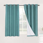 H.VERSAILTEX Linen Blackout Curtains 54 Inches Long 100% Absolutely Blackout by HVERSAILTEX