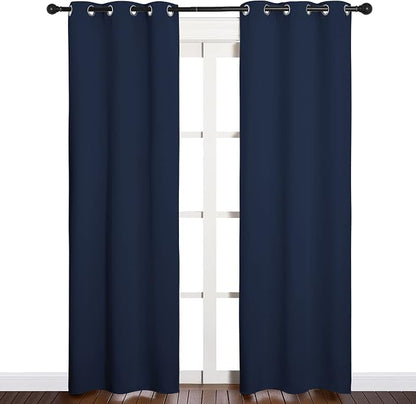 NICETOWN Blackout Curtain Panels, Window Treatment Energy Saving Thermal - Image 2