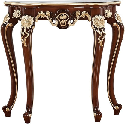 Vintage French Console Table, Wood Entryway Table by Unknown