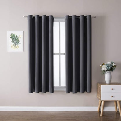 ChrisDowa Blackout Curtains for Bedroom and Living Room 54 Inches Long | 2 by ChrisDowa