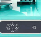 Cake Decorating Machine, Automatic Cake Cream Spreading Machine 200W for 4-12" Cakes, Cake Frosting Machine, 60-320rpm Rotating Speed, Turntable with Adjustable Scraper, LCD Display (Green)