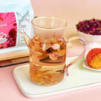 XIEJINJI Dried Rose Petals - 2.8oz/80g, Food-Grade Edible Rose Petals, Dried Flower Petals for Herbal Tea, Decoration, Baking, Crafting