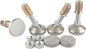 HUAYY Furniture Levelers Swivel Feet, Angle Height Adjustable, Heavy Duty by HUAYY