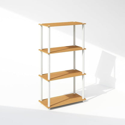 Furinno Turn-N-Tube Book Shelf, 4-Tier Bookshelf, Bookcase - Image 6