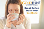 GoldTone Brand Reusable 8-12 Cup Basket Coffee Filter fits Mr. Coffee Makers and Brewers. BPA Free - (2 PACK)