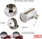 DÉBUT Stainless Steel Italian Espresso Coffee Maker Stovetop Moka Pot Greca Coffee Maker Latte Cappuccino Percolator, 8 Espresso Cup - 16.9 Oz