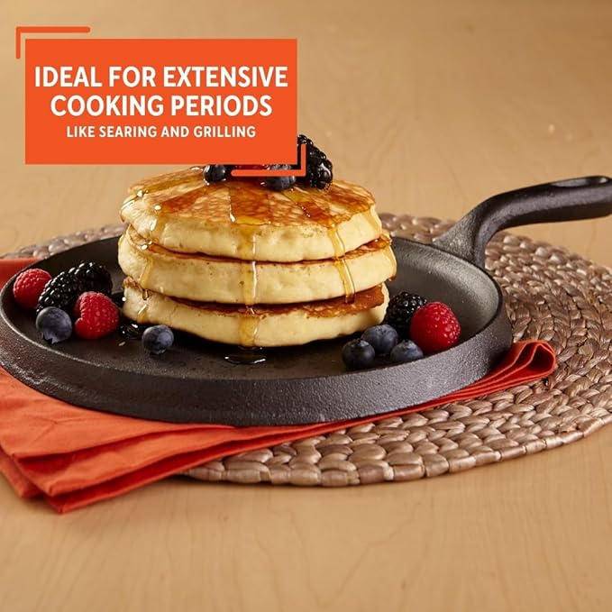 IMUSA 9.5in Cast Iron Preseasoned Comal