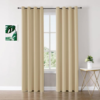 ChrisDowa Blackout Curtains for Bedroom and Living Room 80 Inches Long | 2 by ChrisDowa