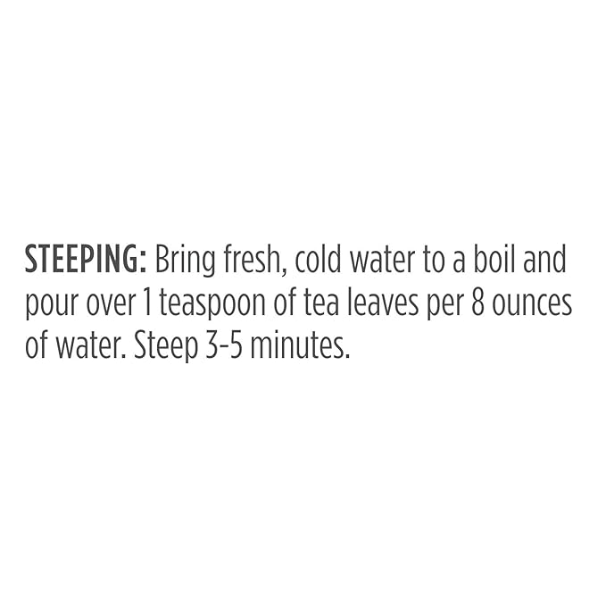 Tea Forte English Breakfast Premium Organic Loose Leaf Caffeinated Black Tea Blend Canister, Makes 35-50 Cups