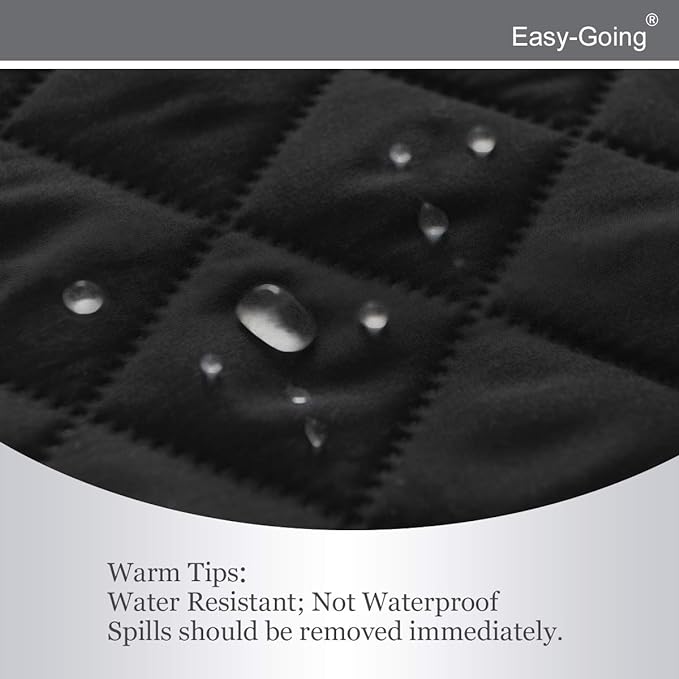 Easy-Going Reversible Couch Cover, 2 Cushion Sofa, Water Resistant Furniture Mat - Image 4
