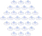 30 Pack Clear PVC Plastic Suction Cups, Anti-Collision, Transparent, Without by Qjaiune