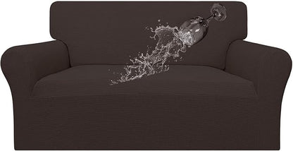 Easy-Going 100% Waterproof Loveseat Couch Cover Stretch Jacquard Sofa Cover | by Easy-Going