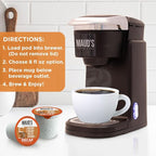 Maud's Decaf Salted Caramel Flavored Coffee Pods, 18 ct, Decaffeinated Medium Roast Flavored Coffee in Recyclable Single Serve Pods – 100% Arabica Beans, Compatible with Keurig K Cups Maker