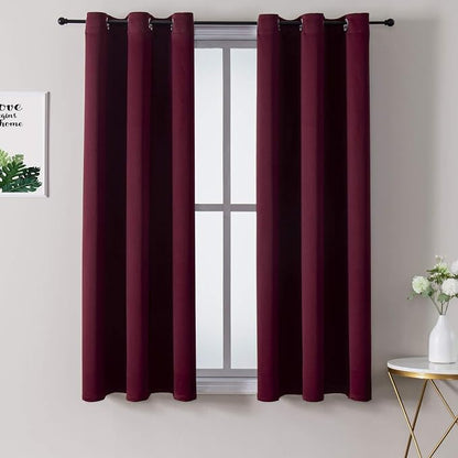 ChrisDowa Blackout Curtains for Bedroom and Living Room 63 Inches Long | 2 by ChrisDowa
