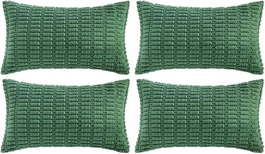 Fancy Homi 4 Packs Decorative Throw Pillow Covers by Fancy+Homi