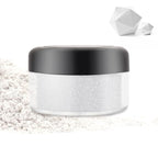 Edible Glitter - 10g Luster Dust Edible Food Grade Coloring Glitter for Cake Decorating, Baking, Drinks - Shimmer Dust Powder, Metallic Color Dusting Powder for Icing, Fondant, Candy, Cookie (White)