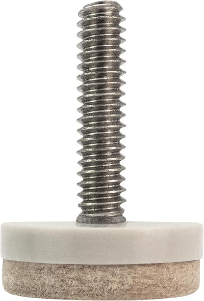 Shepherd Hardware 4 Pack 1" Threaded Felt Furniture Glides - Image 2