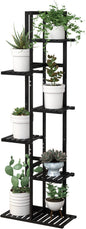 Laiensia Bamboo Plant Stand Rack 6 Tier, Indoor&Outdoor Planter Display Shelves by Laiensia