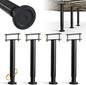 4Pcs Bed Frame Support Leg, Adjustable 14" to 23.6", Increase Under-Bed Storage by YUEYIN