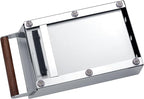 Normcore Espresso Knock Box Drawer, Espresso Knocker Drawer, 304 Stainless Steel With Walnut Wood Hand, For Home, Office, Restaurant and Coffee Shop, Mirror Finish, Size: M