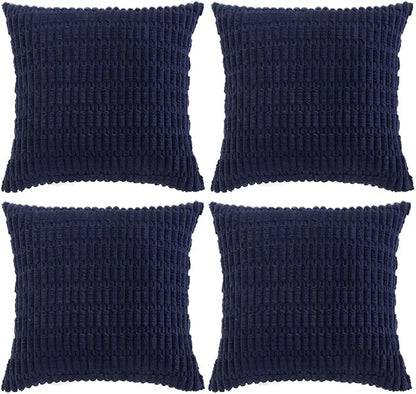 Fancy Homi 4 Packs Decorative Throw Pillow Covers by Fancy+Homi