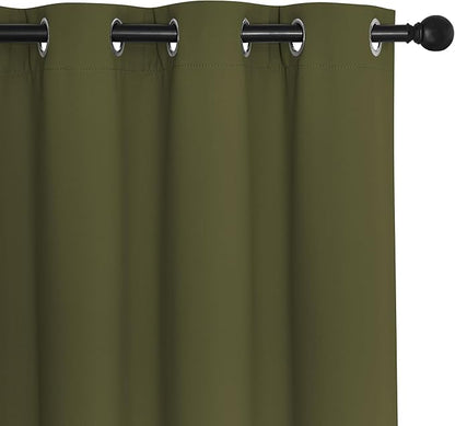 NICETOWN Bedroom Curtain Room Darkening Drapery 102 inches Length - Image 7