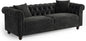 ONBRILL 82 Inch Chesterfield Sofa, 23 Inch Deep Seat Velvet Couch by ONBRILL