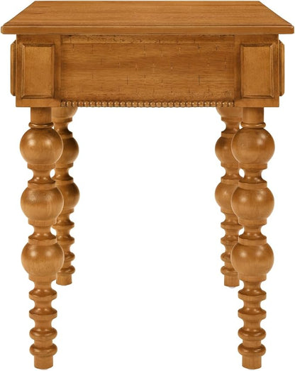 Retro Wooden Side End Table Vintage Nightstand Bedside Table - Image 6