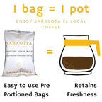 Ground Coffee | Gift Set Sampler Pack Variety Medium, Dark, & Flavored Roast Low Acid Mold Free Pouches | Gourmet Bulk Packets | Highest Rated Individual Premeasured Powder Bags for 12 Cup Drip Maker