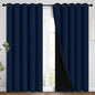 Yakamok 100% Blackout Lined Panels, Room Darkening Thermal Insulated Blackout by Yakamok