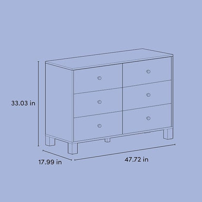 Storkcraft California 6-Drawer Double Dresser - Image 3