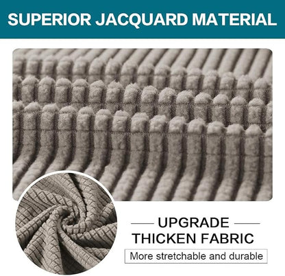 Turquoize 4 Piece Couch Covers for 3 Cushion Couch Sofa Pet Friendly Stretch - Image 3