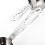 Hedume Set of 8 Coffee Scoop, Stainless Steel Coffee Measuring Scoops 1/8 Cup, Including 4 Pack Short Handled and 4 Pack Long Handle Coffee Scoops for Coffee, Tea, Sugar and Milk, 30 ml